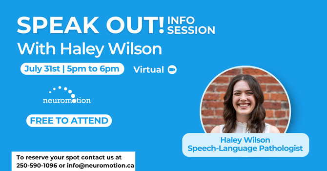 SPEAK OUT! Info Session  image